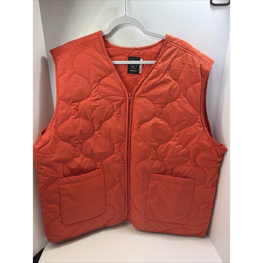 NWT Original Use Men Orange Vest Size 2XL Fashion Hunting Designer